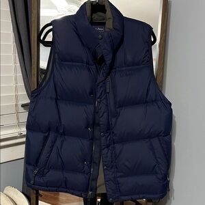 L.L. Bean Men's Dark Blue Puffer Vest